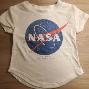 12m baby girl NASA tshirt